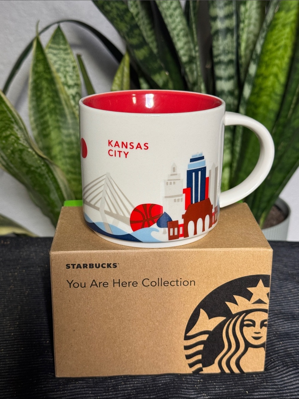 Starbucks "You Are Here" Kansas City 2015 Coffee Mug - 14 Ounce